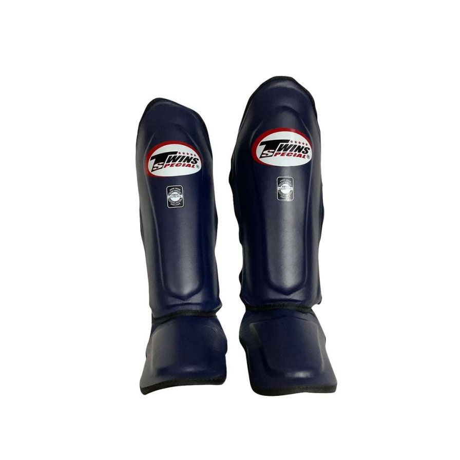 Shin Guards * | Twins Special Twins Sgl10 (Navy) Shin Guards Navy Blue