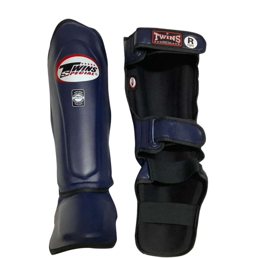 Shin Guards * | Twins Special Twins Sgl10 (Navy) Shin Guards Navy Blue