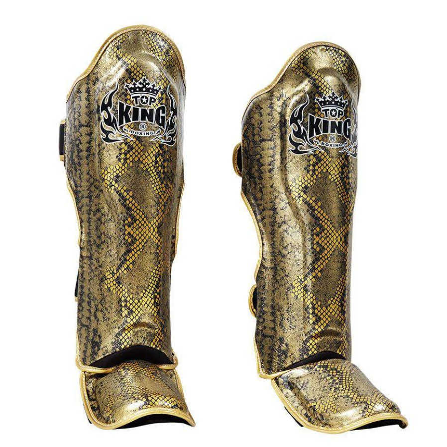 Shin Guards * | Top King Super Snake (Blk / Gld)