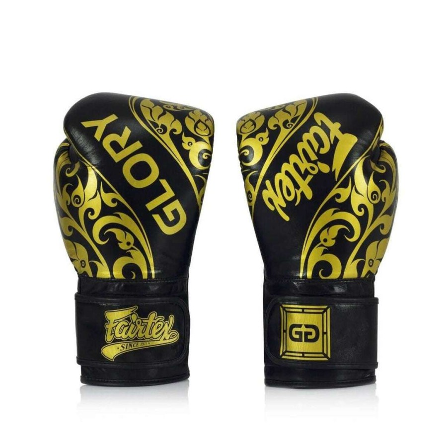 Boxing Gloves * | Fairtex Glory Boxing Gloves Bgv2 (Blk)