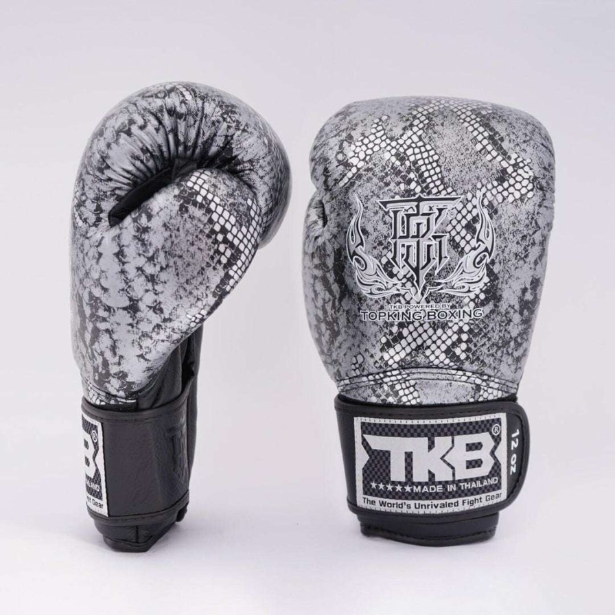 Boxing Gloves * | Top King Snake Air Blk / Sil Boxing Gloves