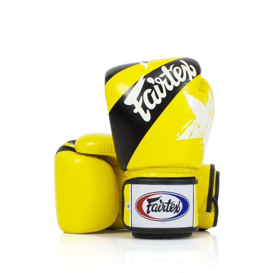 Boxing Gloves * | Fairtex Bgv1 Yellow Nation