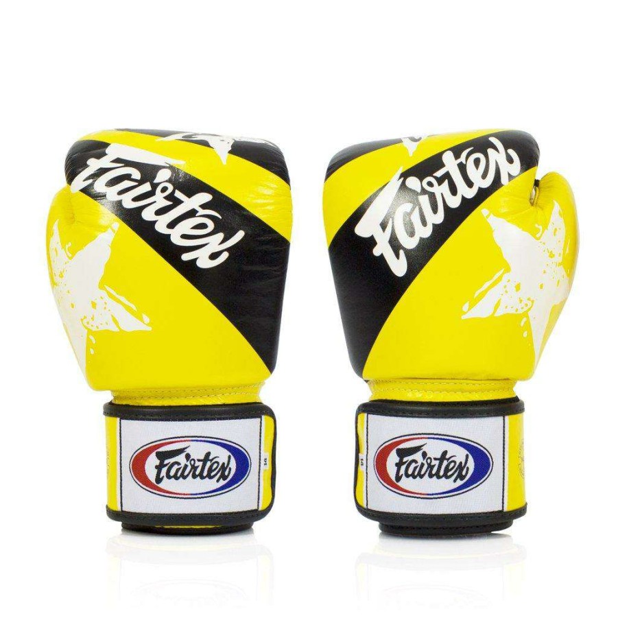 Boxing Gloves * | Fairtex Bgv1 Yellow Nation