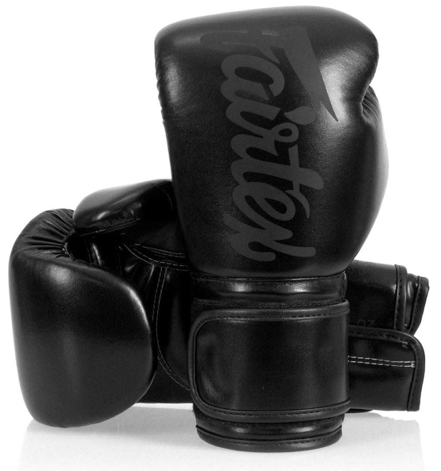 Boxing Gloves * | Boxing Gloves Fairtex Bgv14 Super Black