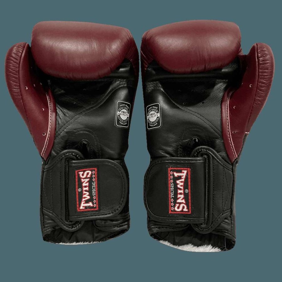 Boxing Gloves * | Twins Special Twins Bgvl6 Maroon/Blk Boxing Gloves