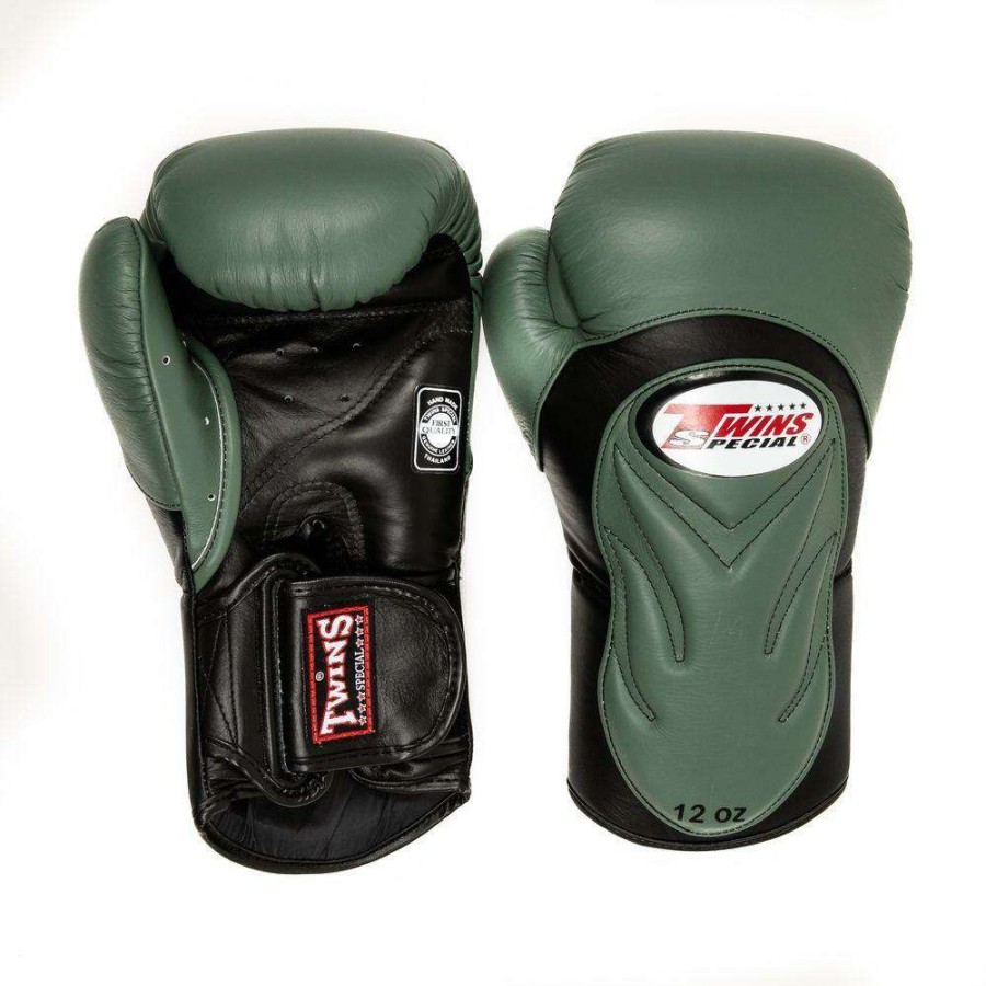 Boxing Gloves * | Twins Special Twins Bgvl6 Olive/Blk Boxing Gloves