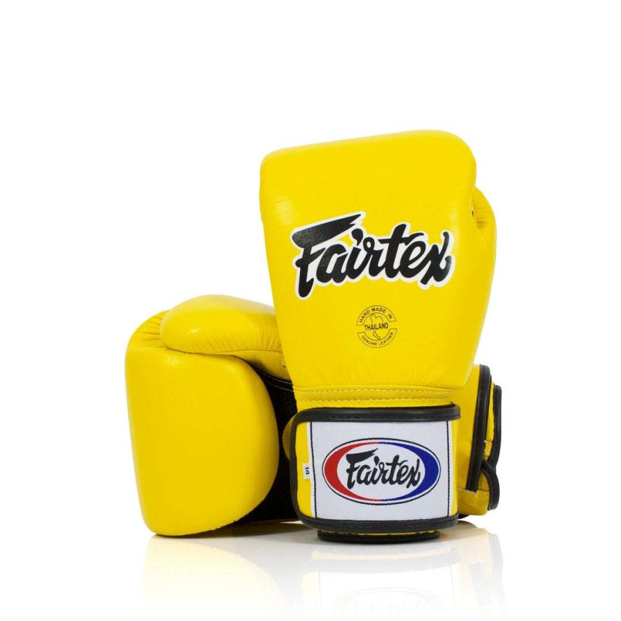 Boxing Gloves * | Boxing Gloves Fairtex Bgv1 Yellow