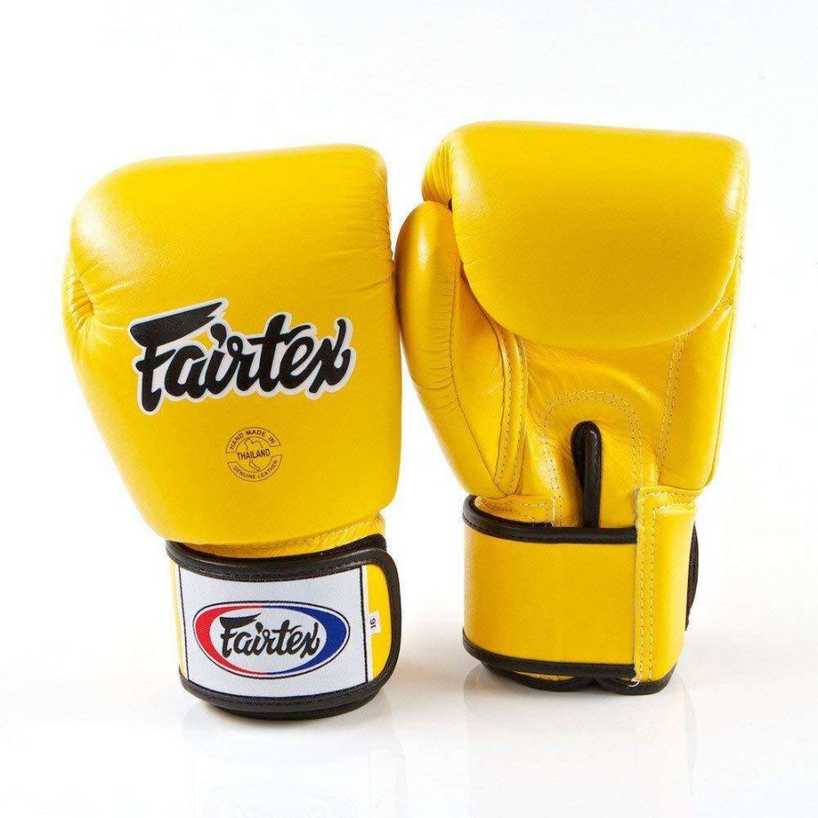 Boxing Gloves * | Boxing Gloves Fairtex Bgv1 Yellow