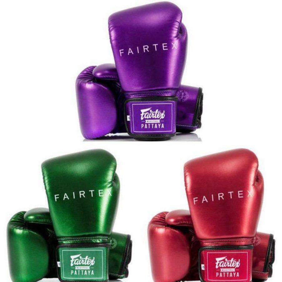 Boxing Gloves * | Fairtex Metallic Boxing Gloves