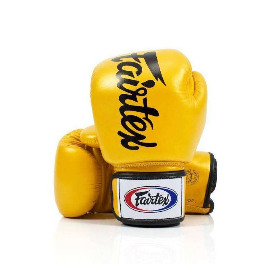 Boxing Gloves * | Fairtex Bgv19 (Yellow) Boxing Gloves