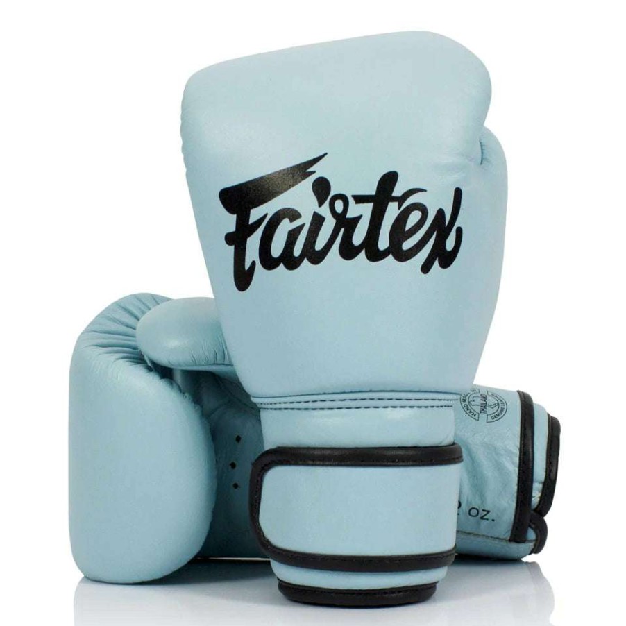 Boxing Gloves * | Boxing Gloves Fairtex Bgv20 Pastel Blue